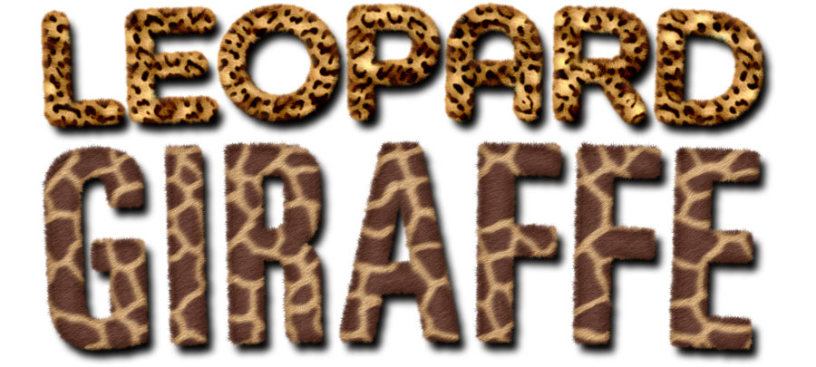 furry animal text effects
