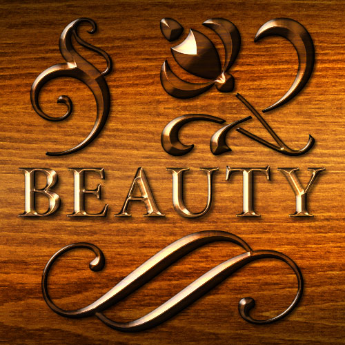 photoshop text effects demo