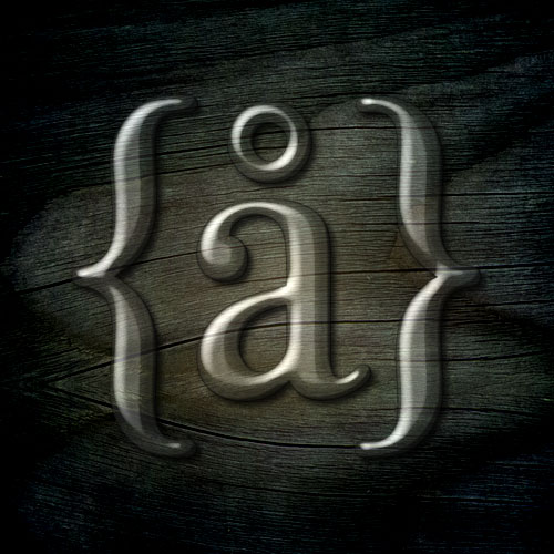 photoshop text effects demo