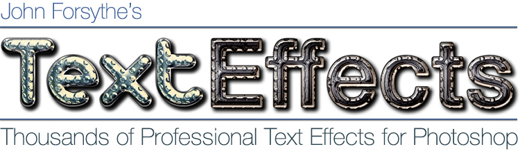 John Forsythe's Text Effects for Photoshop